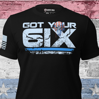 Got Your Six patriotic veteran t-shirt