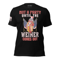 Thumbnail for Fourth of July BBQ party shirt with bold patriotic grilling party humor 