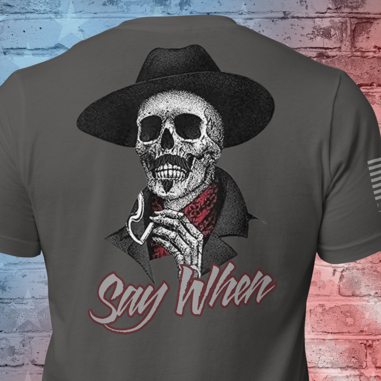 doc holliday say when grit and glory shirt