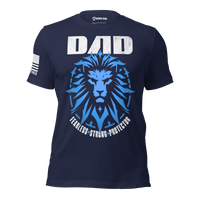 American pride Father’s Day shirt for strong dads. navy