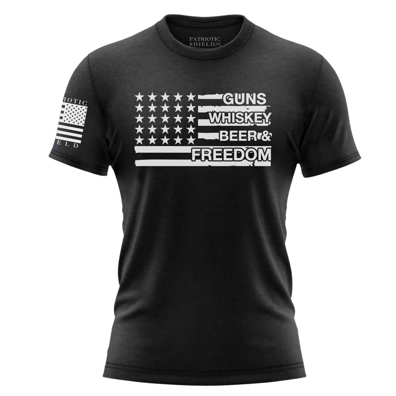 Guns, Whiskey, Beer And Freedom T-Shirt