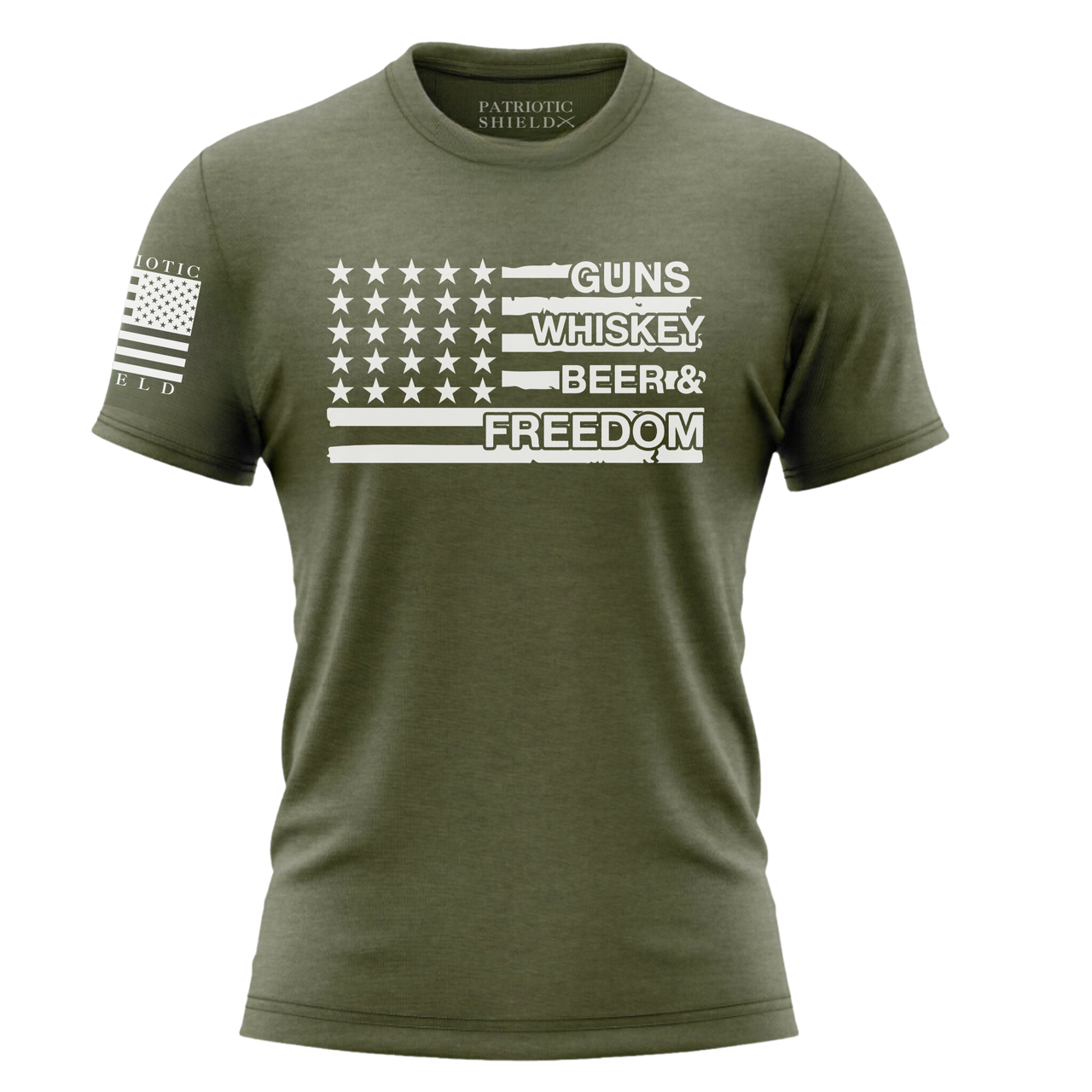 Guns, Whiskey, Beer And Freedom T-Shirt