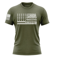 Thumbnail for Guns, Whiskey, Beer And Freedom T-Shirt