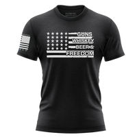 Thumbnail for Guns, Whiskey, Beer And Freedom T-Shirt