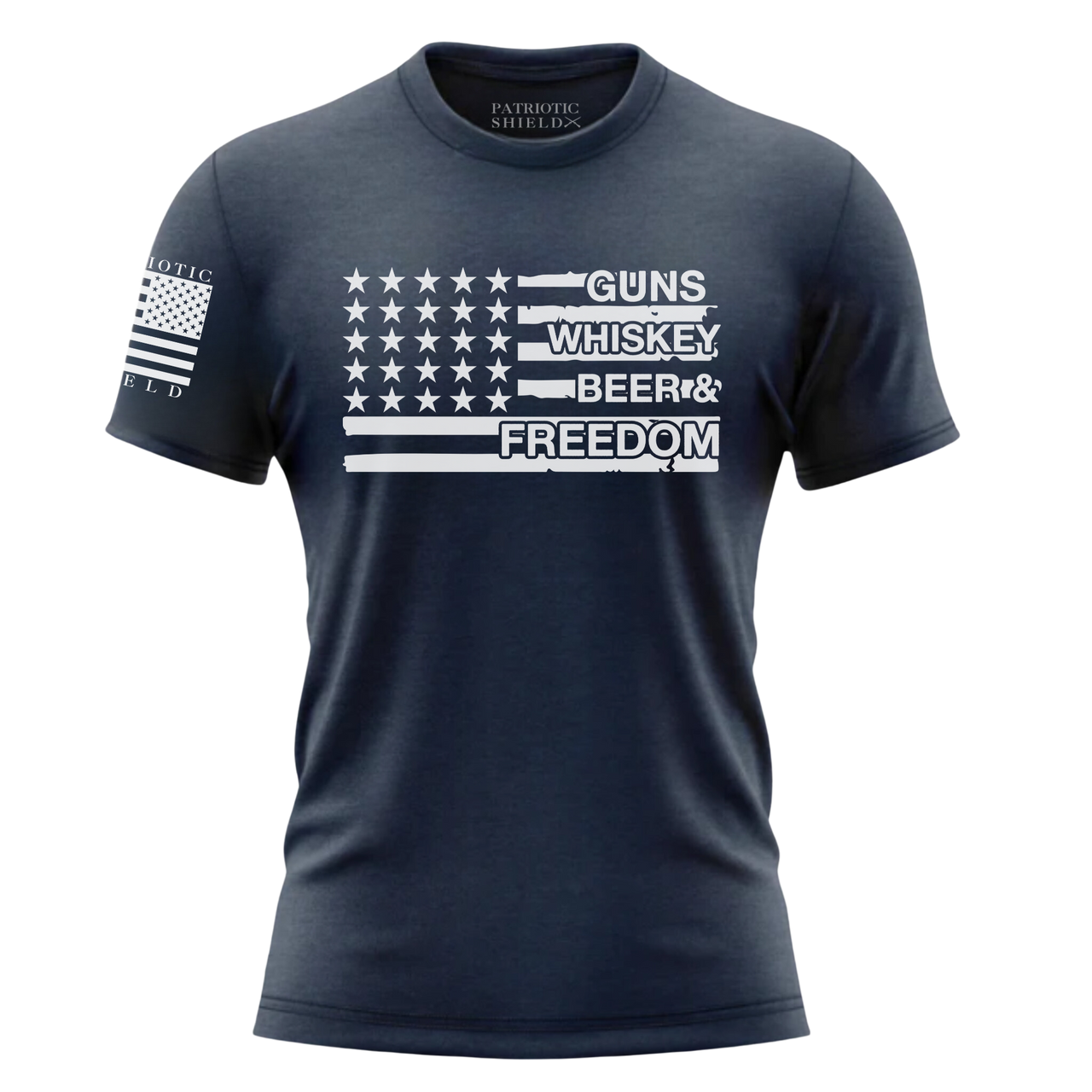 Guns, Whiskey, Beer And Freedom T-Shirt