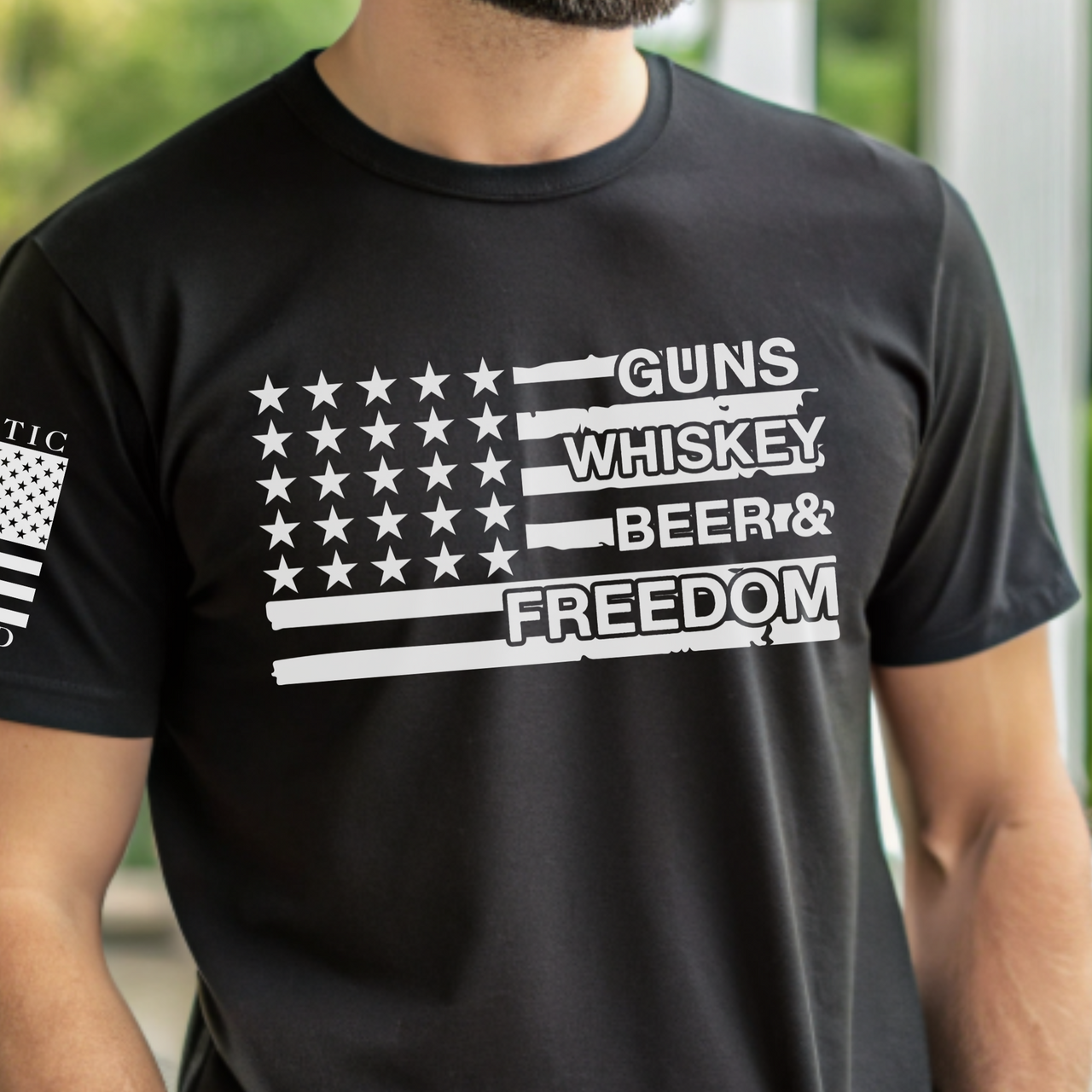 Guns, Whiskey, Beer And Freedom T-Shirt