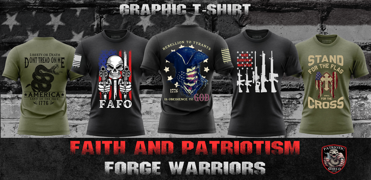 Patriotic Star Leopard USA Letter Graphic T Shirt main image 0
