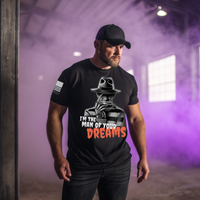 scary Halloween graphic tee for horror fans