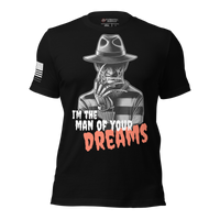 nightmare-inspired patriotic creepy Halloween shirt for freedom loving true patriots. black