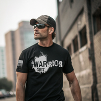 Bold patriotic shirt for fighters and defiant warriors