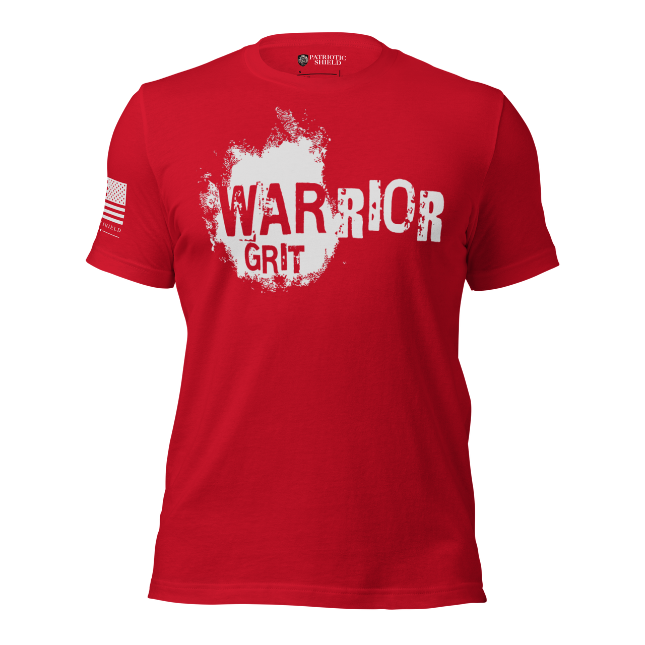 Hard way is the warrior’s way motivational shirt. red