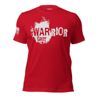Hard way is the warrior’s way motivational shirt. red
