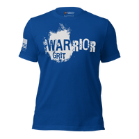 Hard Way Warrior t-shirt for patriots. true royal