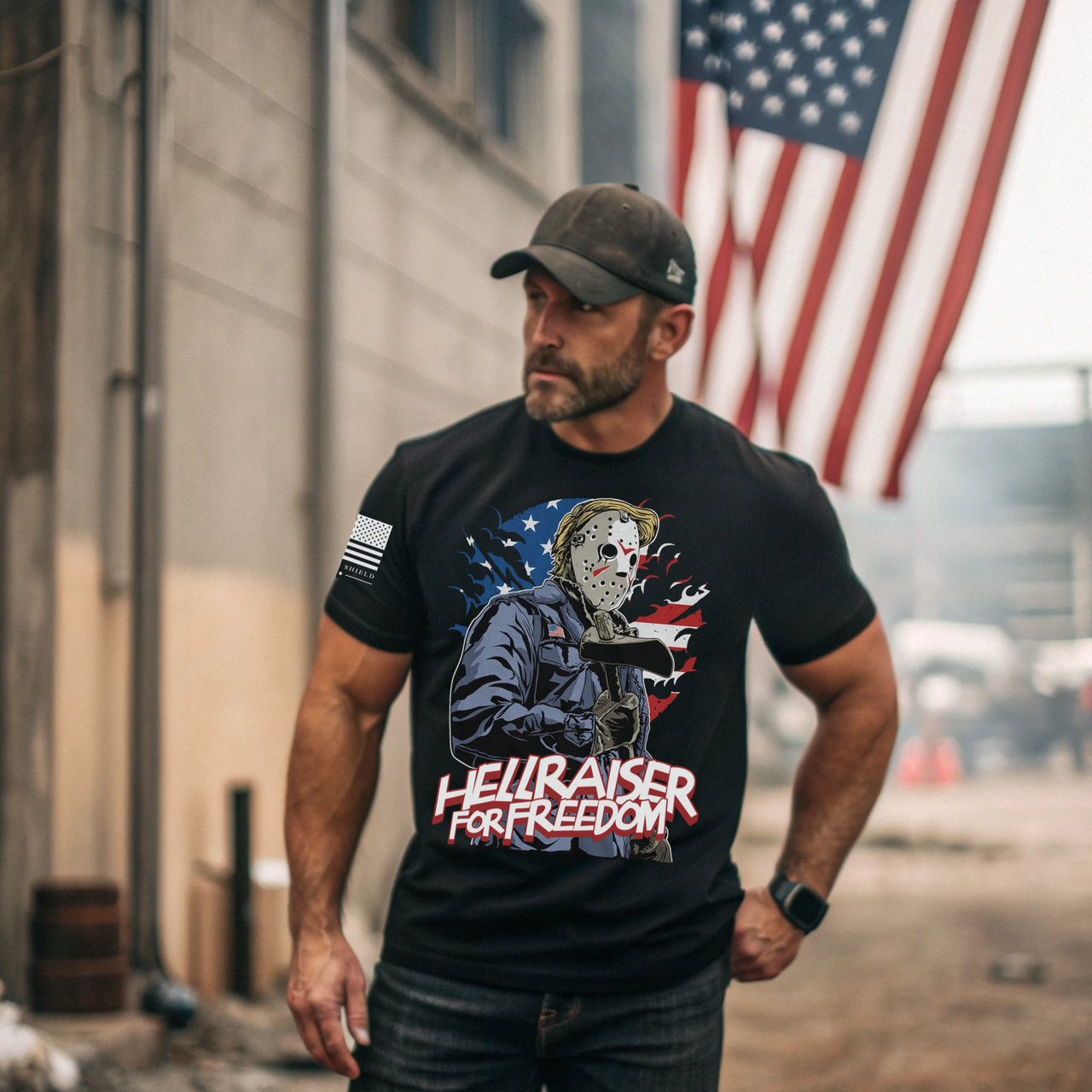 edgy liberty and rebellion Halloween shirt