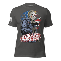 rebel Halloween freedom t-shirt for patriots. asphalt
