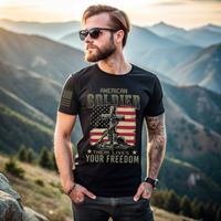 Thumbnail for Honor the American Soldier T-Shirt