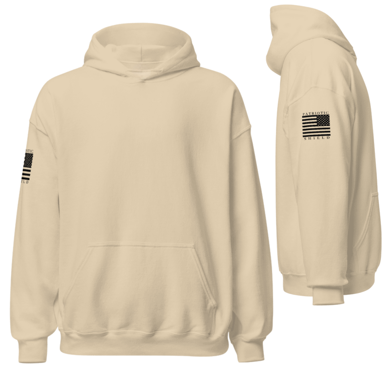 Classic Flag Militia Hoodies (Black Flag)