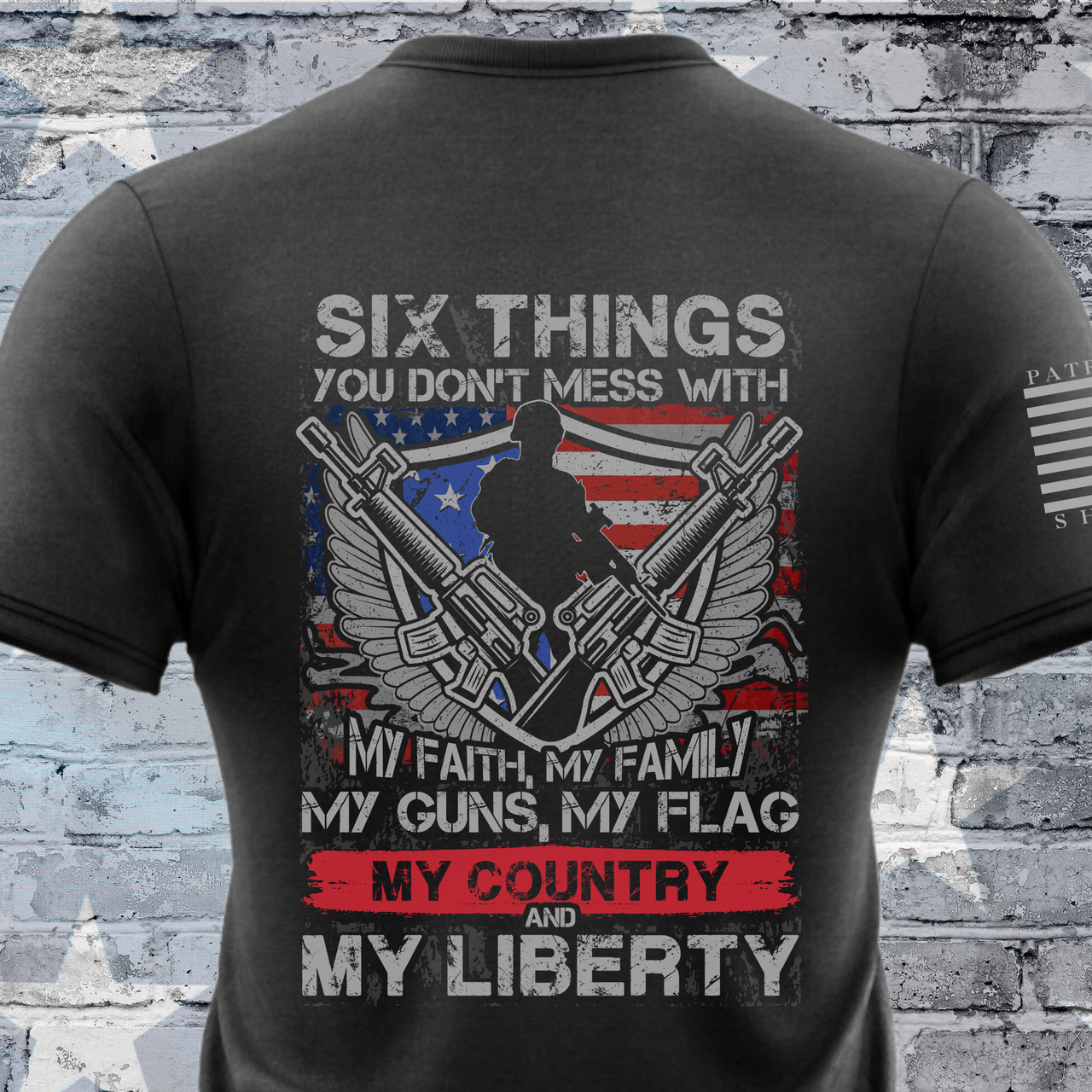 I Got Your Six Patriotic T-Shirt - Bold design for true patriots.