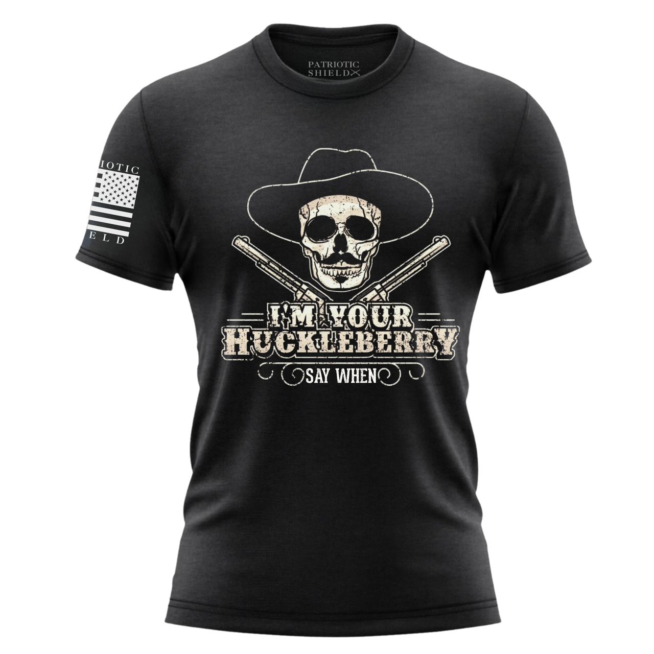 Western Warrior Tee – I’m Your Huckleberry Shirt for Patriots