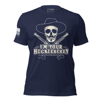 Thumbnail for Tombstone-Inspired T-Shirt – Grit, Defiance & Strength for patriotic americans. navy