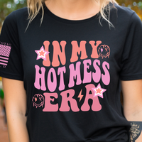 Thumbnail for Close-up of Hot Mess Era design on women’s T-shirt