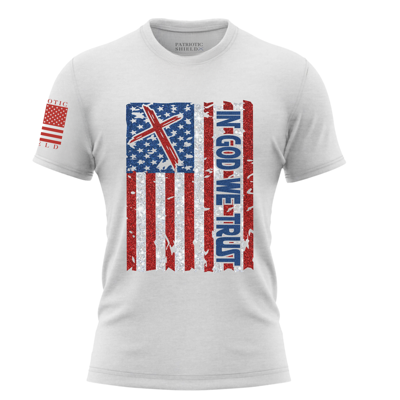 Premium In God We Trust T-shirt by veteran-family-owned apparel brand