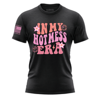 Thumbnail for Soft and comfortable Hot Mess Era women’s apparel for patriots. Black