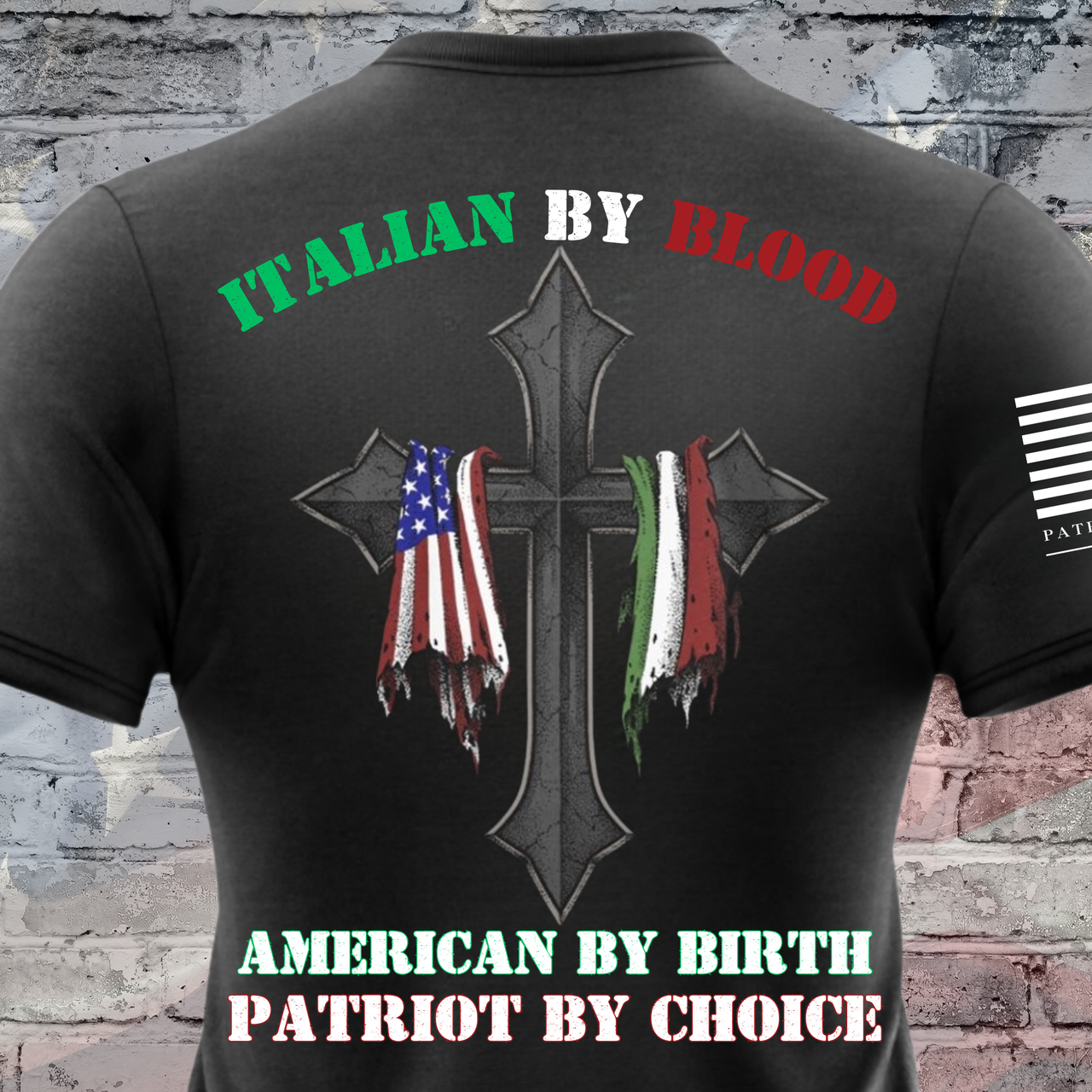 Proud Italian heritage and American pride shirt
