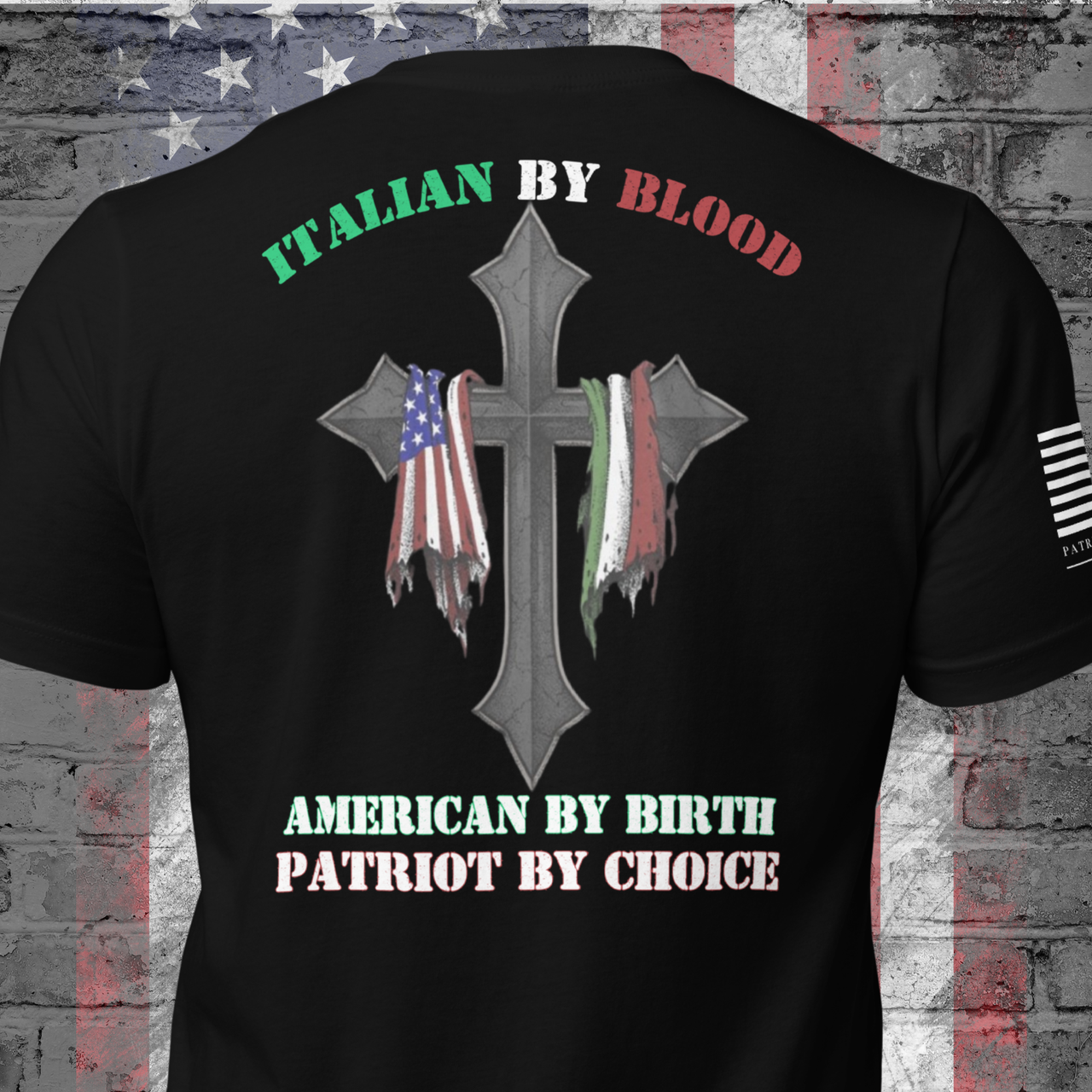 Proud Italian heritage and American pride shirt