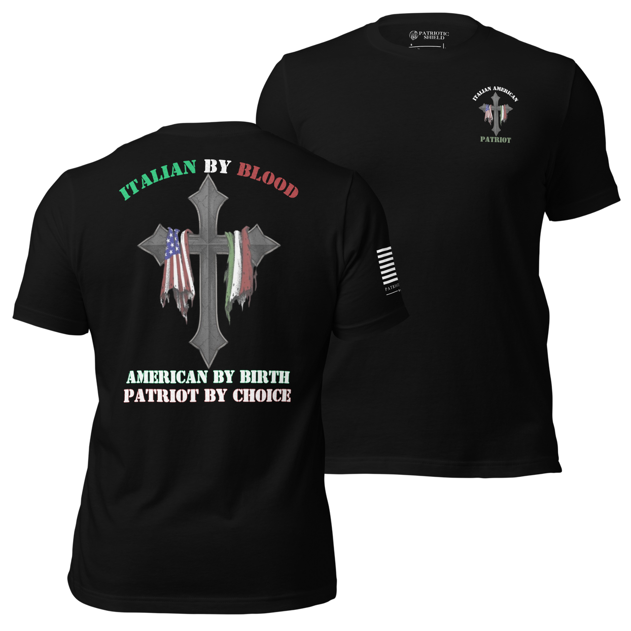 Heritage pride shirt for Italian-American patriots
