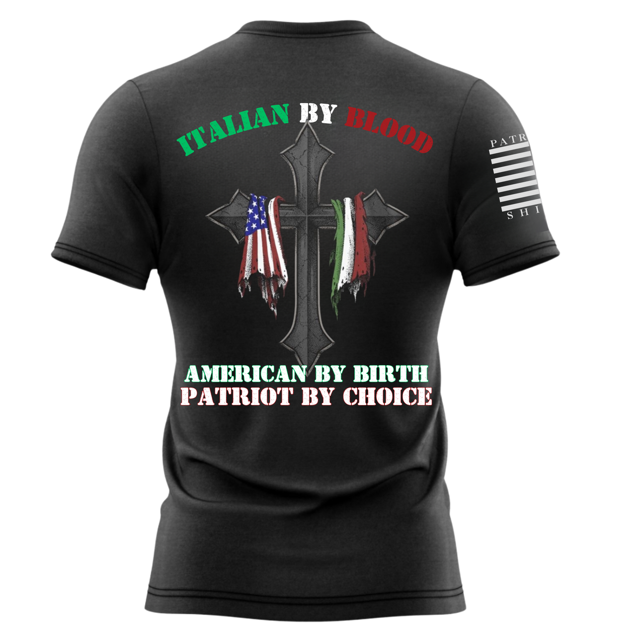 Veteran Family-Owned Patriotic Apparel – Italian-American Pride Shirt