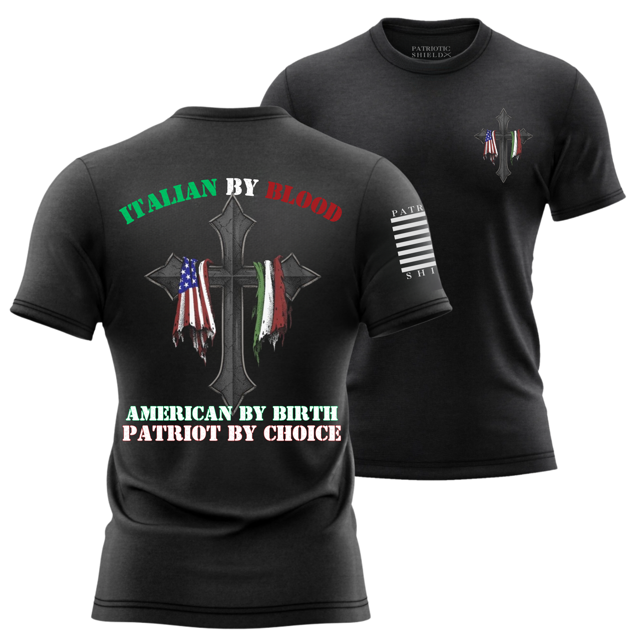 Italian and American Pride Shirt – Stand for Faith, Family & Freedom