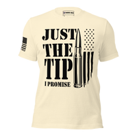 Pro-Freedom Gun Shirt - Just the Tip Patriotic T-Shirt. natural
