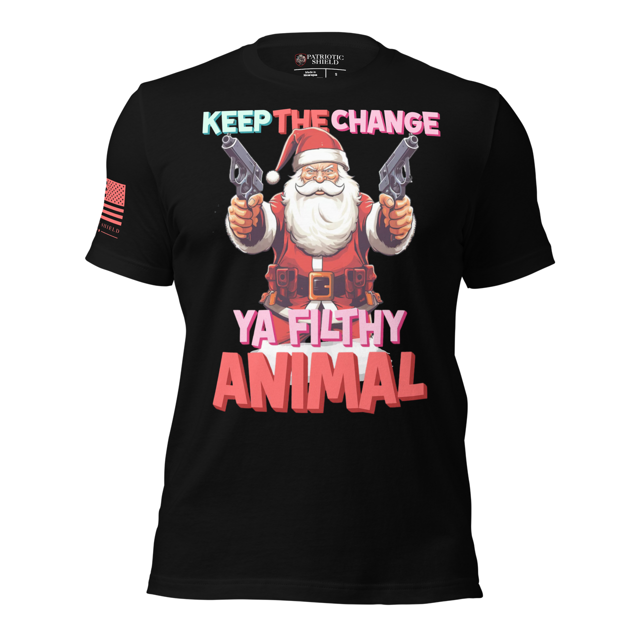 patriotic-shield-freedom-tshirt-keep-the-change. black