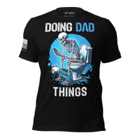 Thumbnail for Funny dad shirt king of bathroom