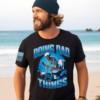 Toilet humor t-shirt Father’s Day gag gift for patriotic, fun loving dads