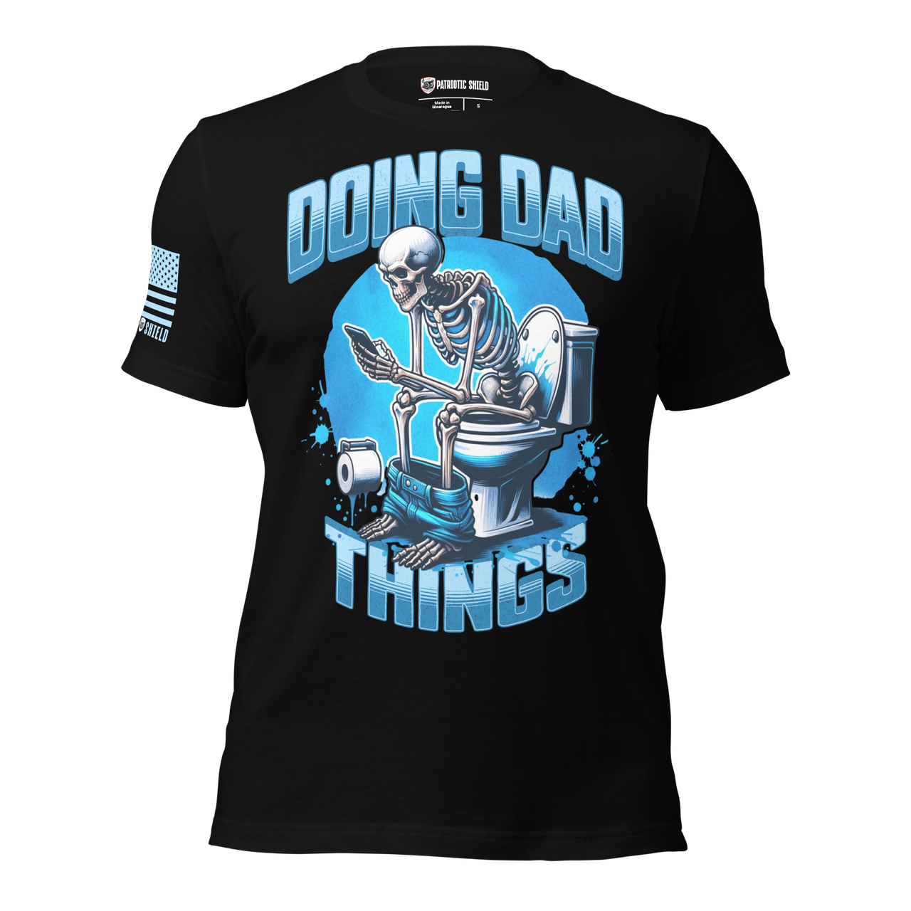 Funny shirt king of bathroom for freedom loving dads