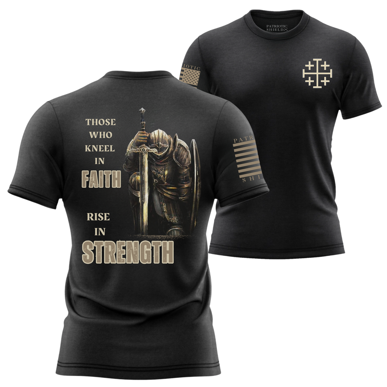 Designed for patriots and believers, this shirt is more than apparel, its an armor of God