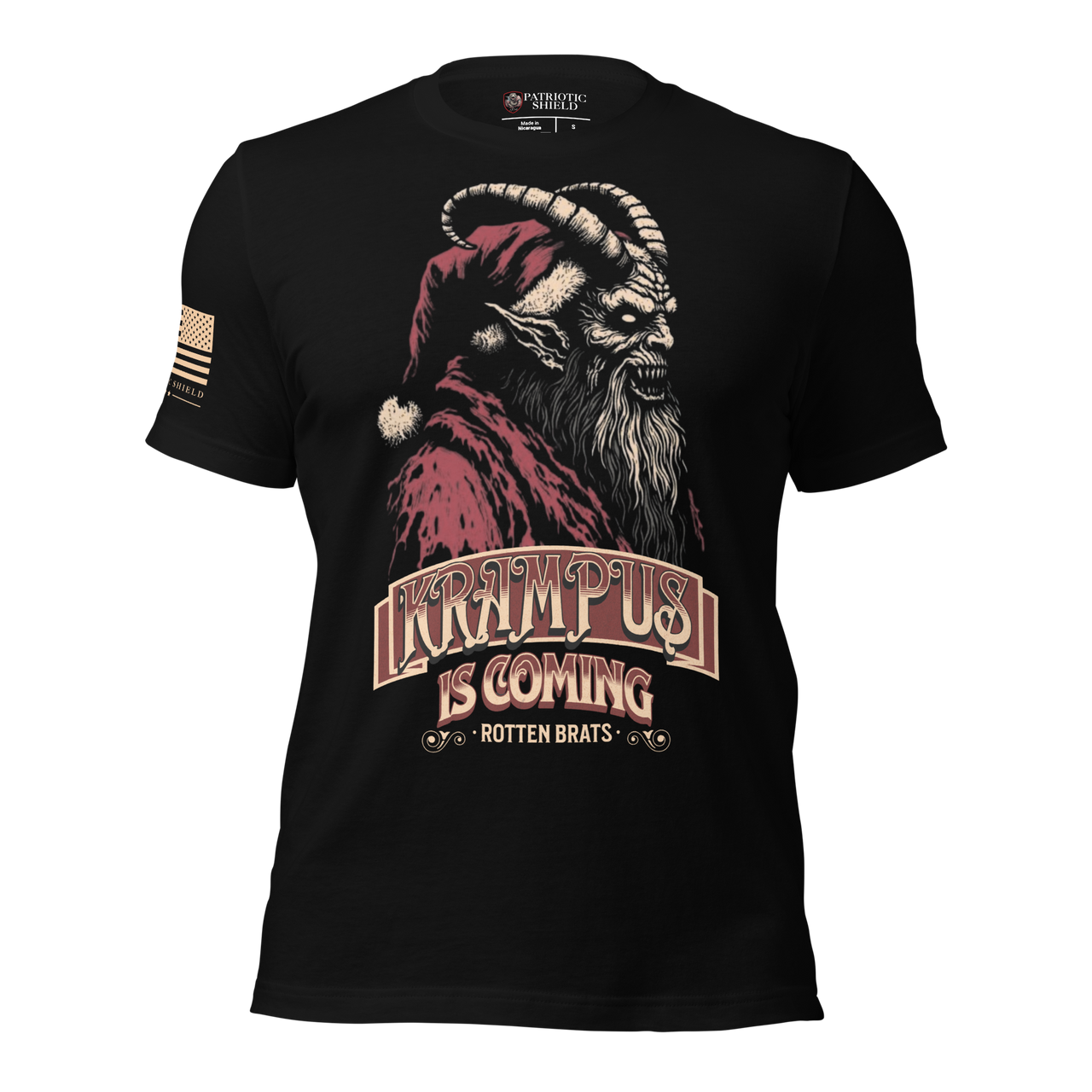 Veteran-family-owned-patriotic-christmas-tee. black