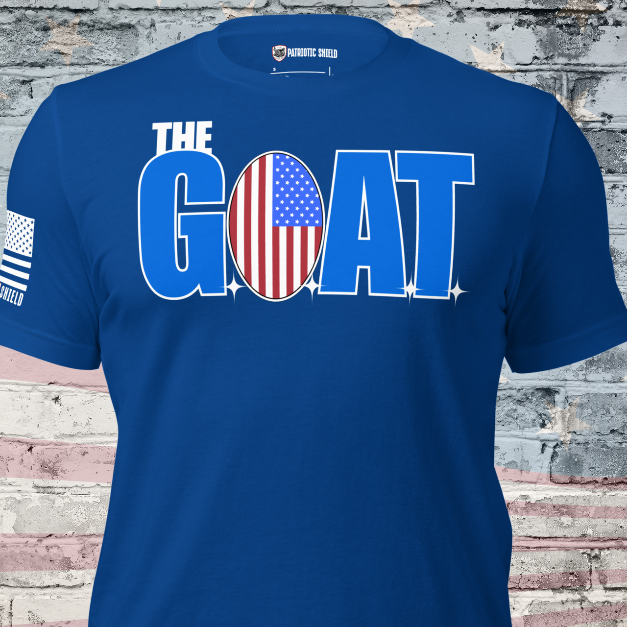 USA inspired GOAT Father's day t-shirt for men