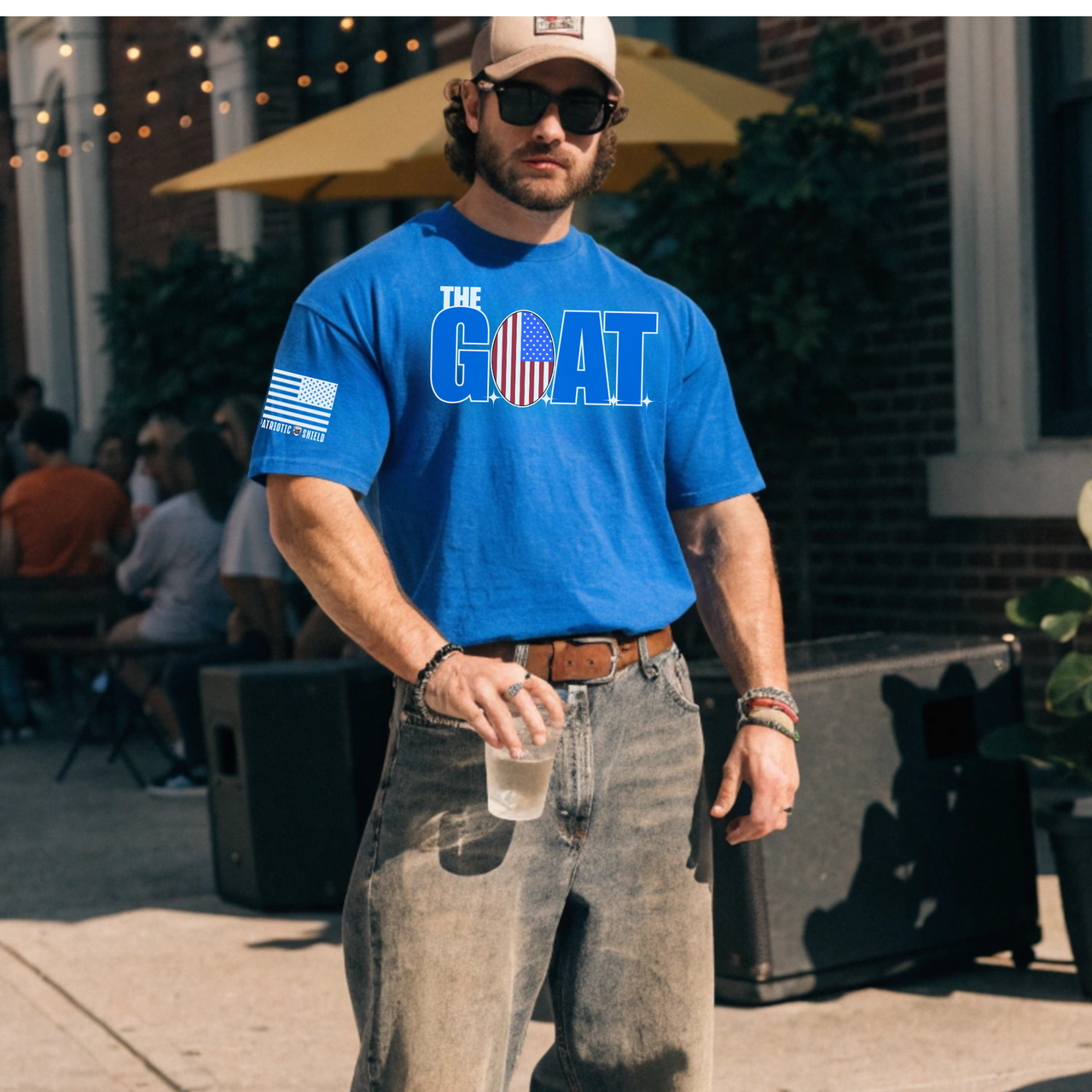 Legendary American GOAT graphic t-shirt