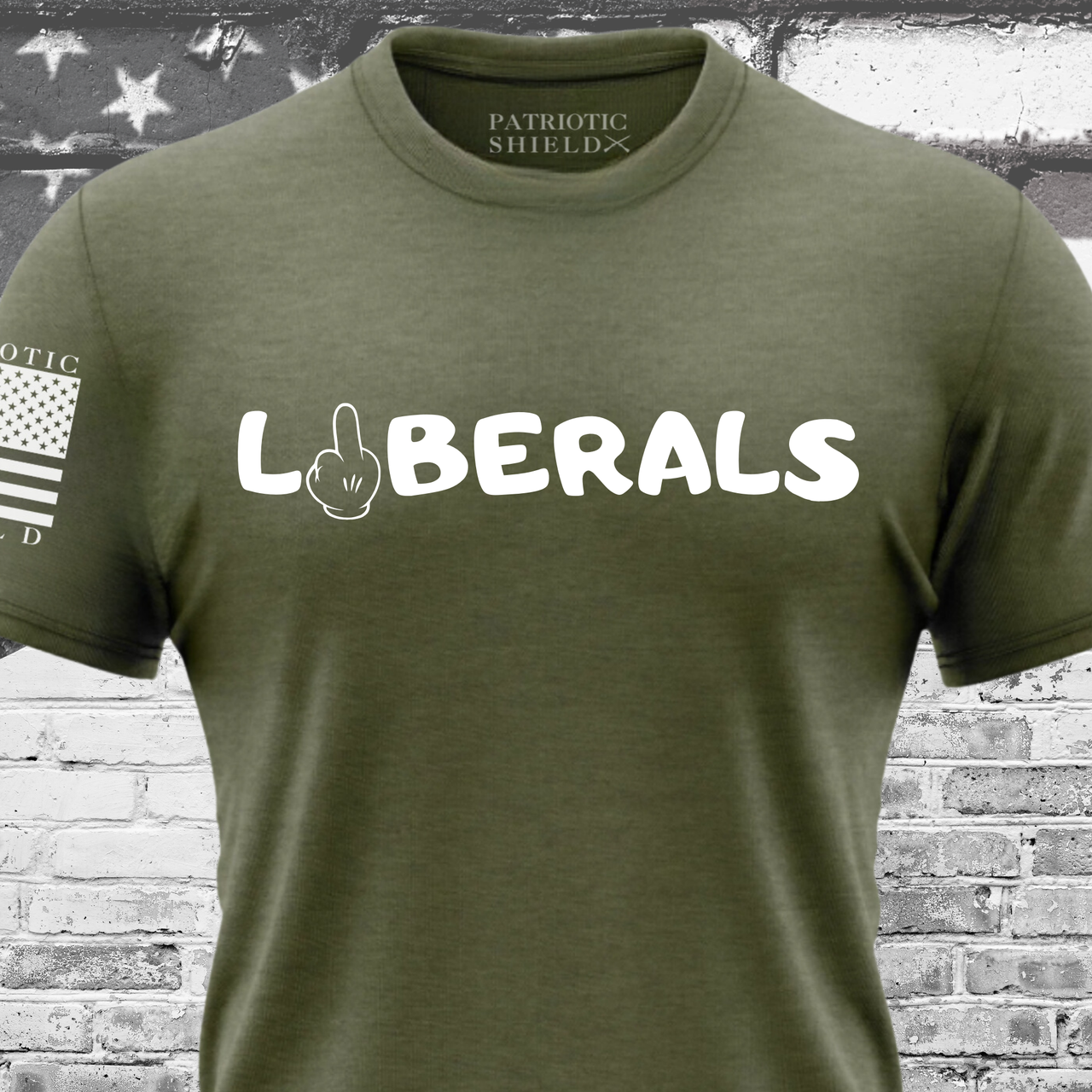 Liberals Suck T-Shirt - Bold funny Patriotic Statement Tee