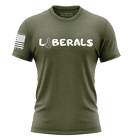 Thumbnail for Freedom-Loving T-Shirt - Defend American Values in Style. military green