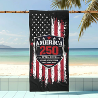 liberty 250 beach towel patriotic gift for veterans and patriots