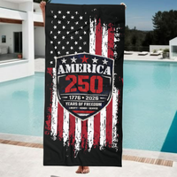 liberty 250 towel vintage american flag commemorating 250 years of freedom