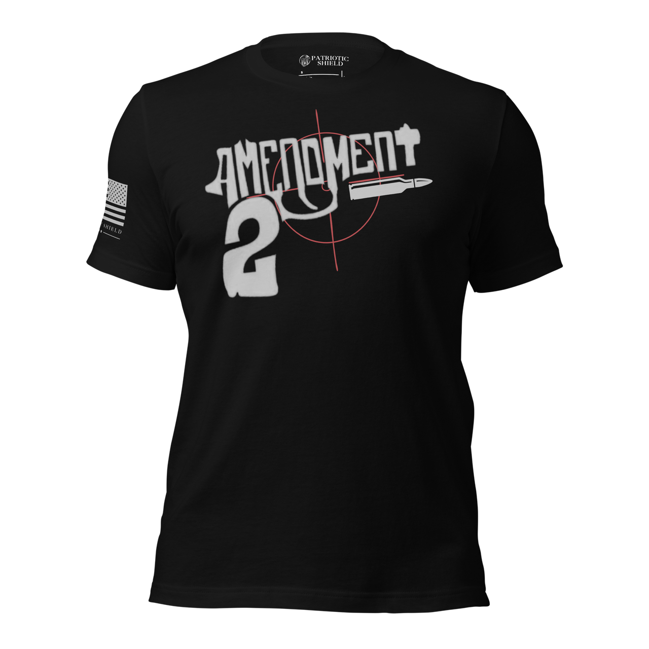 Second Amendment supporter shirt for the range. black