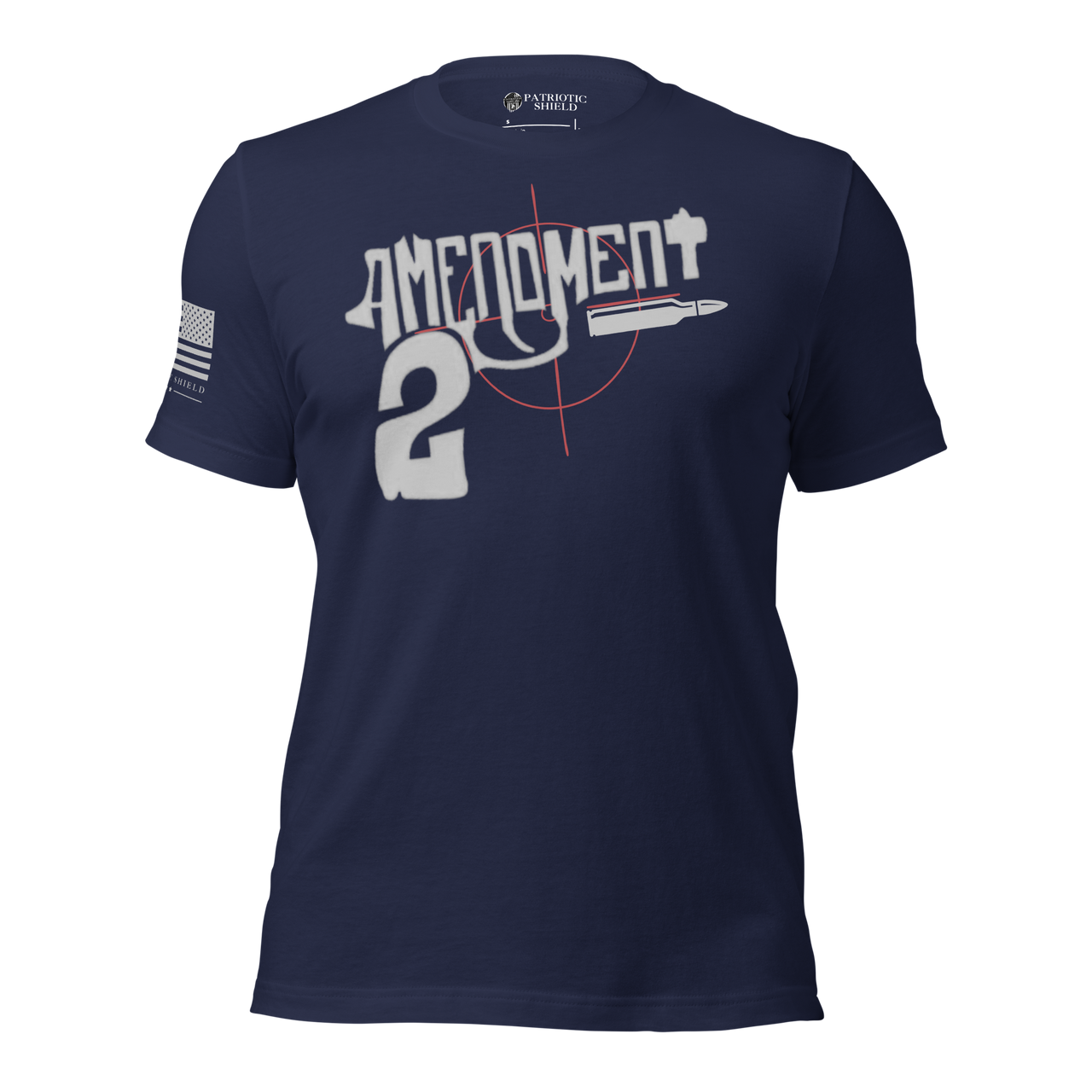 Tactical 2A shirt for veterans and patriots. navy