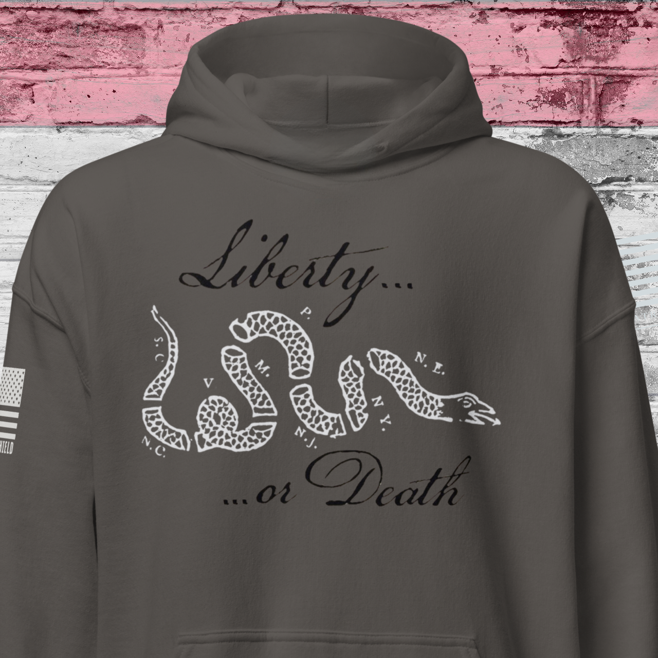 Liberty or Death hoodie USA patriot defiant clothing
