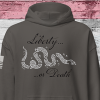 Liberty or Death hoodie USA patriot defiant clothing