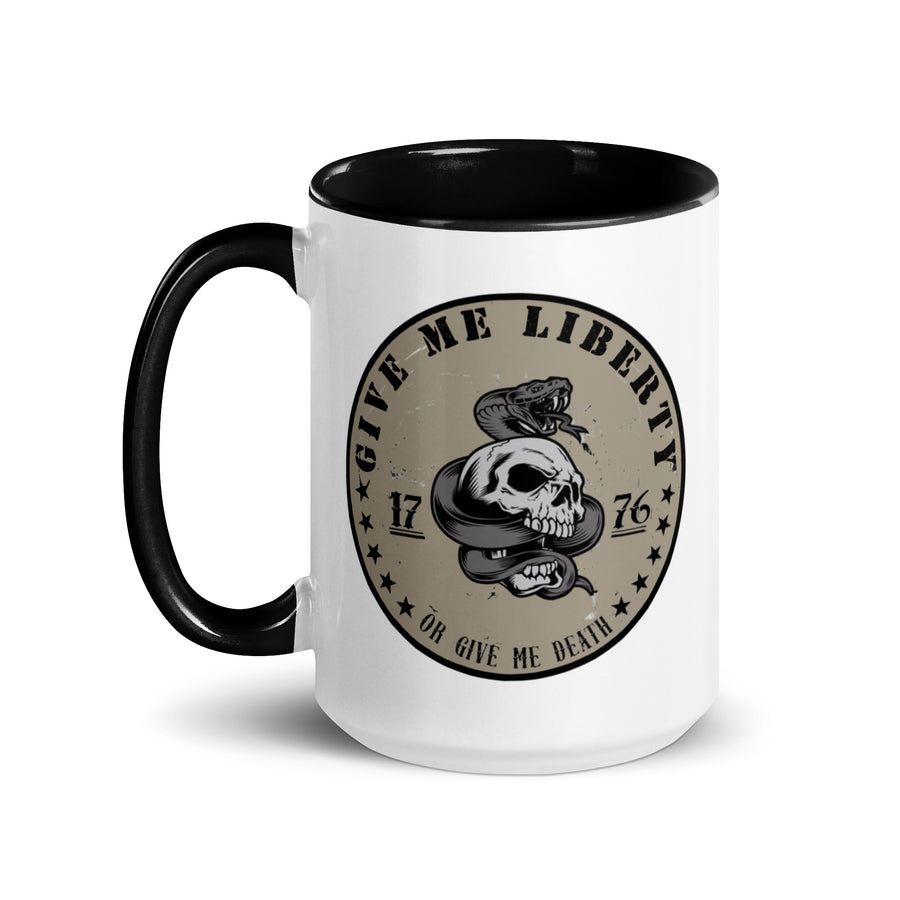 patriotic freedom coffee cup god family country